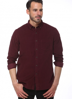 Elevani Mens Long Sleeve Classic Corduroy